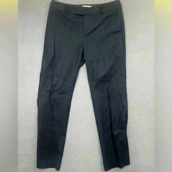 Banana Republic Martin Fit Navy Pants Womens 10 stretch comfy work casual 0535 - Picture 1 of 8
